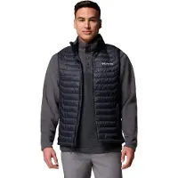 Columbia - Powder Pass Hybrid Vest - Kunstfaserweste Gr L grau