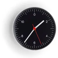 HAY - Wanduhr B26,5 cm (Schwarz)