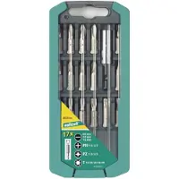 Wolfcraft 8633000 Tips Set 17 Unidades Silber