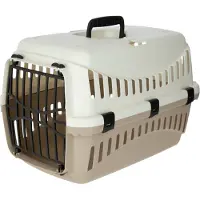 Kerbl Transportkäfig Expedion 1 Creme/Dunkelbraun 10 kg