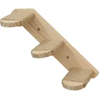 Kerbl Katzenleiter aus Holz, Länge 38 cm, mit Jute