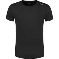 Rogelli Promo Short Sleeve T-shirt Schwarz 3XL Mann