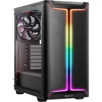 be quiet! Pure Base 501 DX Black, Midi Tower, PC, Schwarz, ATX, micro ATX, Mini-ATX, Acrylnitril-Butadien-Styrol (ABS), Glas, Stahl, Gaming