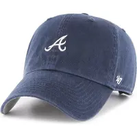 47 Brand Mlb Atlanta Braves Base Runner Clean Up Kappe