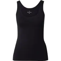Seidensticker Shirttop "Schwarze Rose", Damen, Gr. L, schwarz, 95% Baumwolle, 5% Elasthan, unifarben, regular fit, Tops Shirttop, Ohne Arm Rundhals Uni
