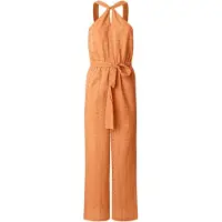 Pepe Jeans für Damen. PL230514 Jumpsuit Edith orange (L), Lässig, Viskose, Ärmellos / Hosenträger