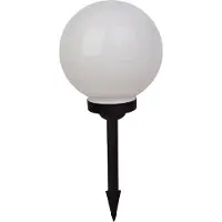 Blulaxa Solar LED-Gartenleuchte, Ø 25 cm, IP44, weiß