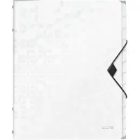 Leitz WOW, Conventional file folder, A4, Polypropylene (PP), White, Glossy, 200 sheets