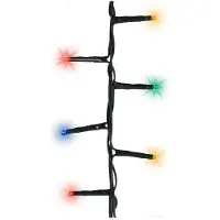 Lumineo LED-Lichterkette Bunt 14 m