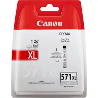 Canon CLI-571XL Tinte Grau mit hoher Reichweite, Hohe (XL-) Ausbeute, Grau, Tinte auf Pigmentbasis, 11 ml, 1 Stück(e), 289 Seiten