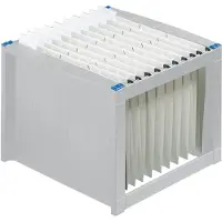 Helit H6110084, Kunststoff, Blau, Weiß, 360 mm, 380 mm, 272 mm, 328 x 299 x 258 mm