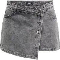 ONLY Jeansshorts "ONLLESLY REG LB DNM SKORT BJ NOOS" Baumwolle, Regular Waist, Hosenrock