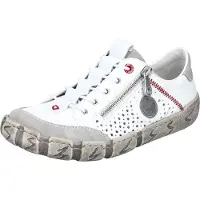 Rieker Damen Schuhe L0355-80 weiss 40