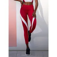 LASCANA Leggings Logo-Badge und Reißverschlusstasche auf der Rückseite