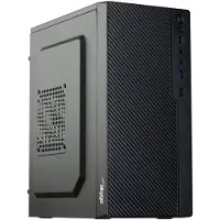 Akyga AK36BK, Micro Tower, PC, Schwarz, Flex-ATX, micro ATX, Mini-ITX, ABS Synthetik, Heimbüro