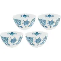 Alessi ROSE&TULIPANI ONIRIA Set mit 4 Schalen 15 cm