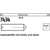 Reyher Gewindestift DIN 553 m.Schlitz/Spitze M 6 x 6 14 H