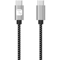 Techly ICOC MU2CC-005-AL, 0,5 m, USB C, USB C, USB 2.0, 0,48 Gbit/s, Grau, Schwarz