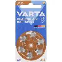 Unbekkant Varta Hörgerätebatterien pro 6 Stück