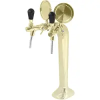 Lindr Cobra Tap-Säule 2-Tap PVD-Version | Bierzapfsäule komplett