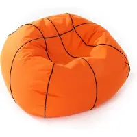 DS Produkte Lumaland Luxury Basketball Sitzsack - Hochwertiges Sitzkissen aus der Comfortline - klein