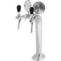 Lindr Wasserhahnsäule Cobra 2-Wasserhahn | Bierzapfsäule komplett