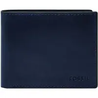 Fossil Geldbörse Derrick Bifold With Flip ID Insignia Blue dunkelblau