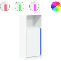 vidaXL LED-Sideboard Weiß 42,5x34x100 cm Holzwerkstoff