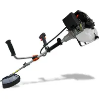 FUXTEC Benzin Motorsense FX-MS125 - 25,4ccm | 1PS | 5,5 kg | 305 mm | Faden + Messer | 2-Takt Rasentrimmer | 0,7kW | 1200ml | 3000 U/min
