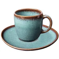Like. by Villeroy & Boch Lave Kaffeetasse mit Untertasse