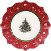 Villeroy & Boch Frühstücksteller "Frühstücksteller Toys Delight ø 24,5 cm rot"