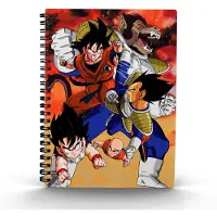 SD Toys DRAGON BALL Z - Red - Notebook Effet Lenticulaire 3D