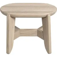 Blomus Tritthocker -ELI- Farbton Holz, Höhe 30 cm