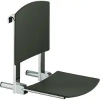 Keuco Klappsitz PLAN CARE SiFl 36cm alu sil-elo/we