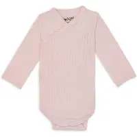 Lodger Baby-Body Longsleeve Seersucker Tan-Größe 62