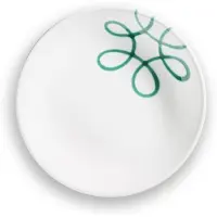 Gmundner Keramik Pur Geflammt Grün Suppenteller Cup (Ø 20cm)
