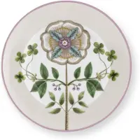 Pip studio Teller Petite Four Lily & Lotus Off White 12 cm (Set von 6 Stück)