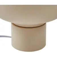 LINDBY Fiora Tischleuchte Beige - , Fiora, Beige, für Wohnzimmer, Metall, Modern