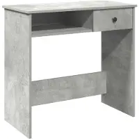 vidaXL Schreibtisch Betongrau 80x40x75 cm Holzwerkstoff