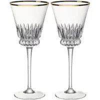 Villeroy & Boch Weißweinglas "Weißweingläser Grand Royal Gold 125 ml 2er Set transparent-gold"