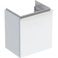 Geberit Handwaschbeckenunterschrank iCon 37x41,5x27,9cm, 1 T, An R, w/l hg/Gr. vc