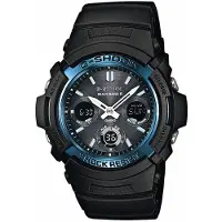 Casio AWG-M100A-1A, Armbanduhr, Polymer, Schwarz, Blau, CTL920, 5,2 cm, 1,49 cm