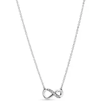 Pandora 398821C01-50 Damen-Halskette Silber 925 Funkelnde Unendlichkeit