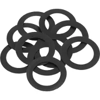 Wheels Manufacturing Axle Washer 10 Units Silber 24 x 1 mm
