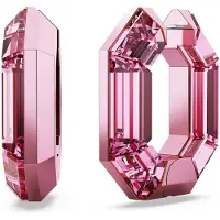 Swarovski Ohrringe - Lucent hoop earrings, Octagon shape, Small - Gr. unisize - in Rosa - für Damen