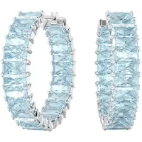 Swarovski Matrix Silberfarbene Ohrringe 5659037