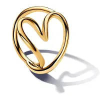 Pandora 163288C00 Ring für Damen Herz Goldfarben