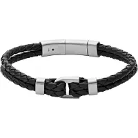 Fossil Vintage Casual Silberfarbene Armband JF04202040 (Länge 18 - 19.50 cm)