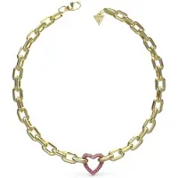 GUESS Beloved Pave Heart Halskette