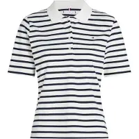 Tommy Hilfiger Poloshirt "1985 REG PIQUE POLO" mit Logo-Stickerei, Seitenschlitze, Regular Fit